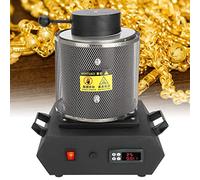 Electric Gold Melting，Melting Furnace,Electric Furnace, Furnace,1150℃ Digital Melting Machine Automatic Melting Furnace Kiln Casting Refining for Melt Scrap Silver Gold Tin Aluminum, No M