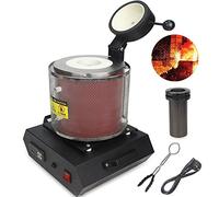 Electric Gold Melting，Melting Furnace,Electric Melting Furnace, Digital Crucible and Tong Machine Casting Refining for Metals Gold Silver,3KG (3KG)