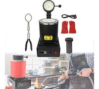 Electric Gold Melting,Melting Furnace,Laboratory Equipment,Metal Melting Furnace Capacity for Gold Copper Silver Brass Aluminum Bronze, Refining Casting Smelting Recycling Tool