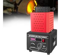 Electric Gold Melting，Melting Furnace,Metal Casting Kit 5000W Furnace, 1600℃/2912℉ Digital Melting Furnace with 1/2/3 Kg Graphite Crucible, for Metal Refining Melting Scrap Silver Gold Cop