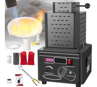 Electric Gold Melting,Melting Furnace,Metal Casting Kit Furnace, 1+3 Kg 1600℃/2912℉ Digital Melting Furnace Machine, Automatic Electric Melting Furnace,5000W Smelter Kiln Kit,for Refining C