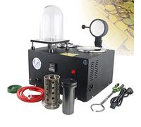 Electric Gold Melting，Melting Furnace, Vacuum Casting Machine, 1100℃Jewelry Melting Casting Tool, 3CFM High Temperature Refining Furnace, Lost Wax Cast Combination with Graphite Crucible f