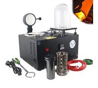 Electric Gold Melting，Melting Furnace, Vacuum Casting Machine 3KG High Temperature Refining Furnace 2L Jewelry Melting Casting Tool 3 CFM Lost Wax Cast Combination (3KG)