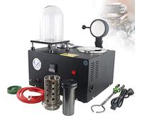 Electric Gold Melting，Melting Furnace, Vacuum Casting Machine, Furnace 2L High Temperature Refining Jewelry Casting Tool 3 CFM Lost Wax Cast Combination with Bell Jar and Graphite Crucible