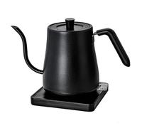 Electric Gooseneck Kettle,Quick Heating Electric Kettle,Heating Pour Over Kettle,1L Stainless Steel Inner With Leak Proof Design,Auto Shut off for Boiling B