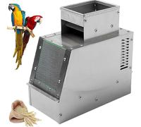 Electric Grain Blown Shell Machine, Bird Seed Cleaner with Adjustable Speed Fan for Efficient Winnowing and Screening of Cereals