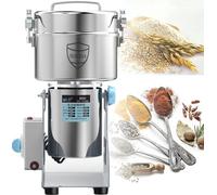 Electric Grain Grinder 1500G-4500G Spice Superfine Mill Stainless Steel & Commercial Motor, for Herb/Spice/Nut/Cereal (2000g)