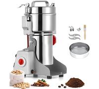 Electric Grain Grinder 2500G Swing Grain Mill Stainless Steel Grain Mill Grinder 3000W Commercial High-Speed Grinder Superfine Machine Dry Cereals Pulverizer,800g