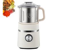 Electric Grain Grinder, 500W Stainless Steel Wet Dry Mill with 4 Thickness Settings & 800G Capacity, 4-Blade Blades Stainless Steel, Electric Spice Coffee Grinder for Herbs Grains Rice Corn Green