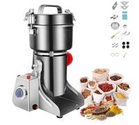 Electric Grain Grinder 800G, 3500W Spice Grain Mill with Accessories, High-Speed Superfine Grinding with Overload Protector, 180°Swing Herb Spice Pepper Grinder for Nut/Coffee/Rice 800G