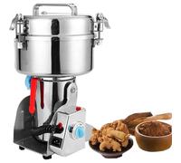 Electric Grain Grinder - Commercial Spice Grinder Mill Powder Machine for Kitchen Home and Commercial Use, Dry Feed Mill for Herb Spice Pepper Coffee Corn