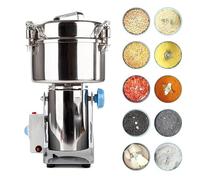 Electric Grain Grinder for Superfine Powder - 1000g Capacity for Corn, Coffee, Wheat, Herbs, Peppers