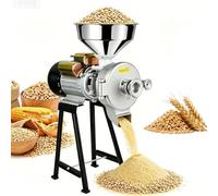 Electric Grain Grinder Mill 3000W, Wet & Dry Milling Machine, Adjustable Thickness Heavy Duty Powder Maker for Corn, Rice, Wheat, Coffee, Cereal, Feed