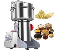 Electric Grain Grinder Mill 800g Stainless Steel Multifunction Home Powder Machine,Superfine Grinding for Spice,Pepper, Coffee, Herbs