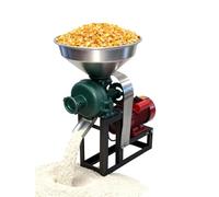 Electric Grain Grinder Mill for Corn, Rice, Soybeans, Grains, Beans - 3000W Wet & Dry Grinding, Stainless Steel Hopper, Adjustable Coarse to Fine