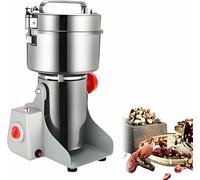 Electric Grain Grinder, Swing Type Grain Mill, Stainless Steel High-speed Spice Herb Grinder Superfine Machine Dry Cereals Pulverizer