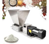 Electric Grain Mill Grinder, 60W Stainless Steel Electric Grain Crusher with 2 Roller, 4L High Capacity Barley Grinder Malt Crusher, for Grains Corn Kitchen Cereal Herb Spice Homebrew Food Industry