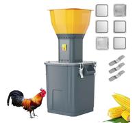 Electric Grain Mill Grinder, High-Speed Flour and Corn Crusher with Detachable Bucket and Hopper, Dust-Free for Wheat, Grain, Spice