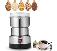 Electric Grain Mill - Multifunction Smash Machine, 150g Spice Herb Grinder Pulverizer, Commercial Motor Grinding Stone Mill for Grains and Roots
