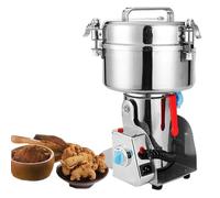Electric Grain Mill, Spice Mill, Powder Machine with Multiple Protection Functions for Nuts, Grains, Flour, Corn, and Wheat