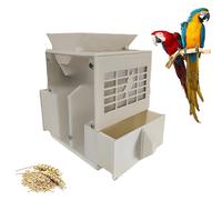 Electric Grain Separator - Bird Seed Cleaning Machine for Millet and Miscellaneous Grains - Winnowing and Screening Machine for Effective Grain Separation and Shell Removal