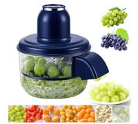 Electric Grape and Garlic Peeler Machine, Automatic Small Potato & Fruit Peeler with Stainless Steel Blades,Rechargeable Appliance for Salad,Cake,Jam,Tinned Fruit,Preparation of Various Ingredients