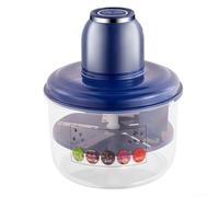 Electric Grape and Tomato Peeling Machine for Home and Commercial Use, Featuring One Touch Operation, Rechargeable Battery, and Rust Proof Stainless Steel Blades (Blue)