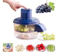 Electric Grape Peeling Machine, 2025 Upgraded New Electric Automatic Garlic Peeler Machine, Automatic Small Fruit Tomato Peeler, Small Commercial Fruit Skin Remover Tool for Cherry