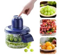 Electric Grape Peeling Machine, Automatic Fruit Vegetable Peeler Machines, Small Fruit Peeling Tool, Home Kitchen Aid Peeler for Elderly, Commercial Fruits Skin Remover Tool for Cherry, Tomatoes