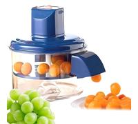 Electric Grape Peeling Machine, Automatic Garlic Peeler Machine, Small Fruit Tomato Peeler Tool, 10-25s Quick Stripping, Max Capacity 300g, for Grapes Cherry Tomatoes