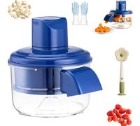 Electric Grape Peeling Machine, Automatic Garlic Small Fruit Tomato Peeler Tool,Rechargeable Home Kitchen Aid Peeler,Commercial Smart Fruit Machine for Grapes, Tomatoes