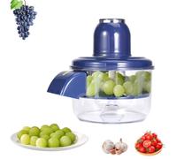 Electric Grape Peeling Machine - Automatic Skin Remover with 1300RPM Brushless Motor | Food-Grade 304 Stainless Steel | USB Rechargeable for Home & Commercial Use | for Grapes, Garlic, Tomato, Cherry