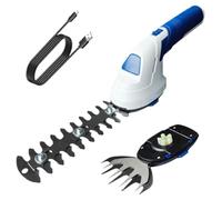 Electric Grass Trimmer 7.2V 2-in-1 Handheld Cordless Hedge Trimmer with Rechargeable Battery and Type-C, Ideal for Shrubs, Gardens, and Lawns