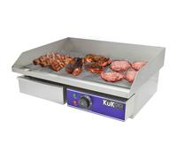 Electric Griddle Commercial 50cm Flat Kitchen Hotplate BBQ Grill Stainless Steel