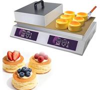 Electric Griddle Pancake Maker for Dorayaki, Muffins & Souffle - Ideal for Home, Restaurant, Bakery & Snack Bar Use