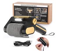 Electric Grill Brush with LED Light, Efficient Grill Cleaning Brush with 350 RPM Stainless Power Roller, Grill Brush Bristle Free Blasts Away Burnt-On Food for Gas/Porcelain/Charbroil Grates