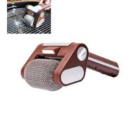 Electric Grill Cleaner Bristle Free - BBQ Grill Brush Bristle Free,304 Stainless Steel Barbecue Cleaner,Detachable 350 RPM Stainless Roller,Blast Away Burnt-On Food for Outdoor BBQ