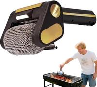 Electric Grill Cleaner Bristle-Free, Wireless Power Roller with LED Light for Outdoor Grills