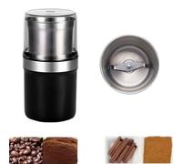 Electric Grinder - 100g Capacity, 200w Stainless Steel Multi-use Cup Grinder, 30,000 RPM, One-Touch Operation for Coffee Beans, Spices, Nuts, Herbs (Single Cutter)