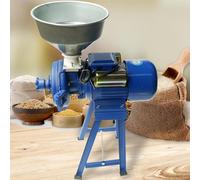 Electric Grinder for Wet and Dry Cereals, Coffee, Rice, Corn, Wheat, Flour - Versatile Milling Machine with Funnel