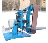 Electric Grinder Grinding Polishing Machine Vertical and Horizontal Knife Sharpener Polisher Belt Sander for Wood and Metal, with 5 Sanding Belts 750W