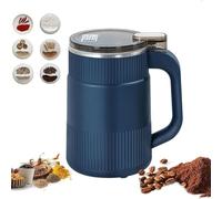 Electric Grinder, Powerful Multifunctional for Coffee Spices and More, Small Grinding Mill for Kitchen Home Use(Blue)