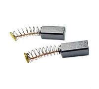 Electric Grinder Replacement Brushes 5x5x11mm 2pcs | High purity carbon material, black finish, reduces sparking, extends motor life, rotary tool compatible