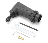 Electric Grinder Right Angle Converter Attachment, 90 Degree Rotary Tool Accessory, ABS Durable Material with Hex Wrench and Connection Sleeve, Compatible for Rotary Grinder Tools