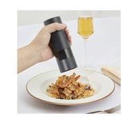 Electric Grinder USB Automatic Pepper and Salt LED Light 5 Modes Peper Spice Grain Pulverizer for Kitchen Cooking