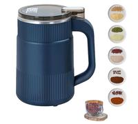 Electric Grinding Cup - Large Capacity High Speed Crushing and Grinding Grinder, One Touch Design, Portable Small Electric Mill Grinder for Flour, Pepper, Wheat, Grain, Bean,Coffee (Blue)