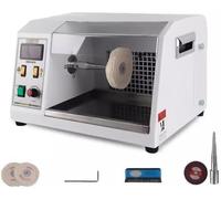 Electric Grinding Machine, 550W Bench Polisher with Adjustable Speed 0-4300rpm and Built-in Light for Polishing, Grinding, Rust Removal, and Cleaning