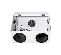 Electric Grinding Table Polisher with Enclosed Dust Box, LED Light, Adjustable Speed Fan for Carving and Cutting