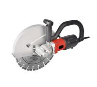 Electric Grooving Machine 4000W Brushless for Cement and Concrete, 140mm Cutting Depth, Water Supply and Dust Removal Features