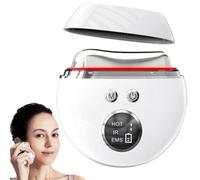 Electric Gua Sha Face Massager, Body Gua Sha Instrument, Face Lifter, Face Massager with Vibration and Heat Function, Red, Blue and Purple Light Therapy for Face Massage